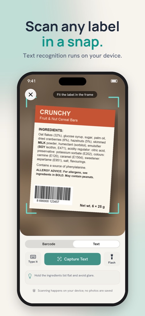 Label scanning